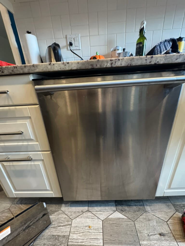 Dishwasher tub inspection in Denver